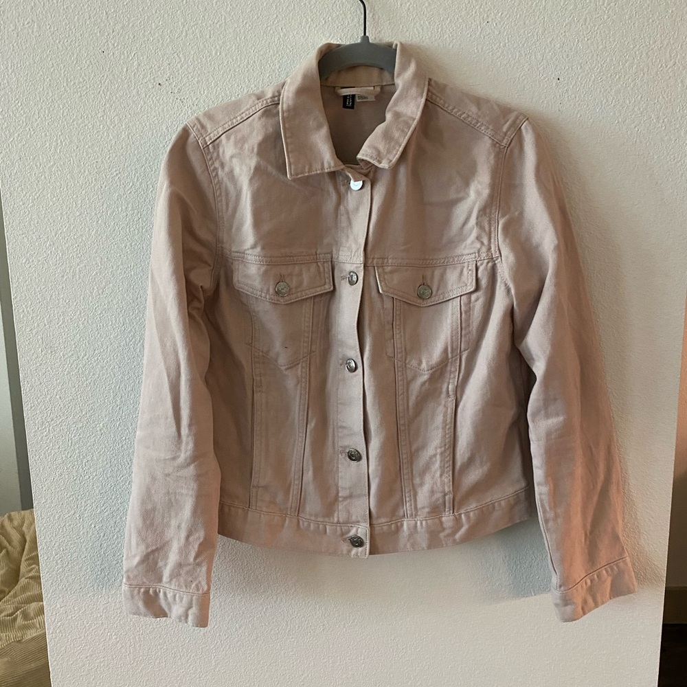 Pale pink Denim Jacket